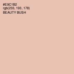 #E9C1B2 - Beauty Bush Color Image